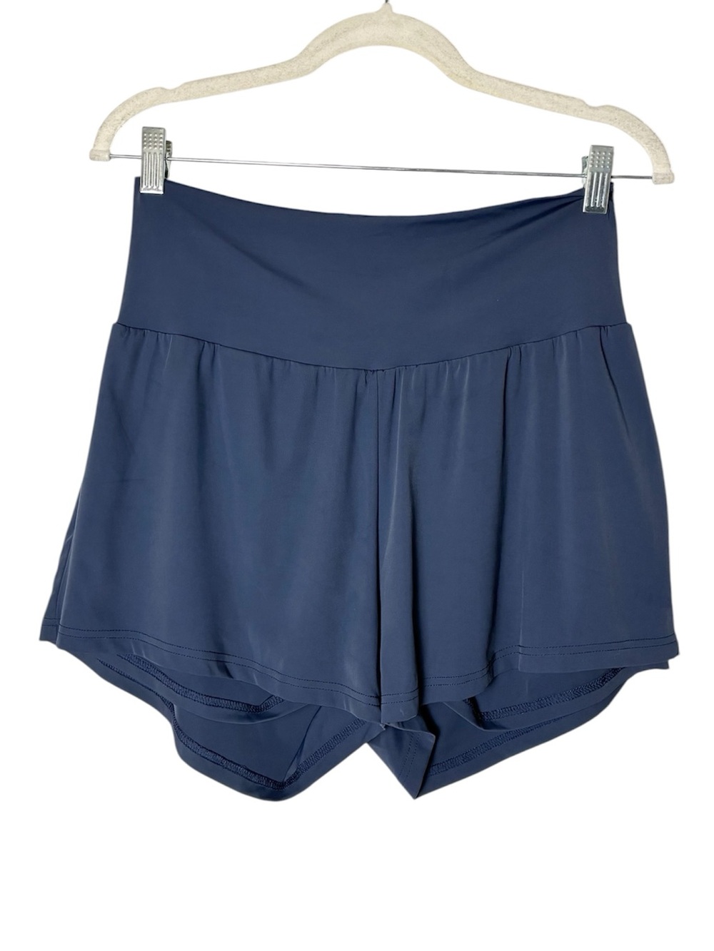 HALARA Blue High-Rise Athletic Shorts Flowy Lightweight Breathable